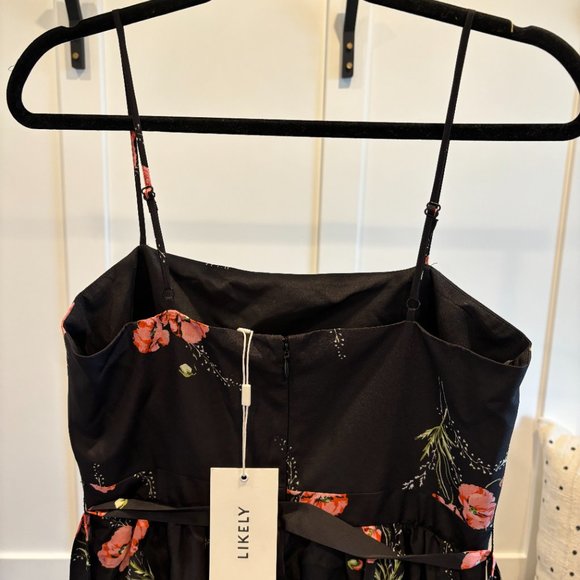 LIKELY Tiered Black Ruffle Sharon Dress - Picture 8 of 9